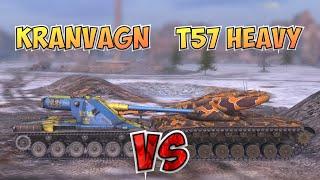 НА ЗАБИВ#32 | Какой барабан лучше | Kranvagn или T57 Heavy | WoT Blitz | Zlobina Liza