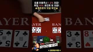 [바카라] 페어페어만 5만원씩 연속 10번 가봤다! 결과는..? #바카라 #바카라실시간 #baccarat #블랙잭 #에볼루션카지노 #바카라팔로미 #shorts