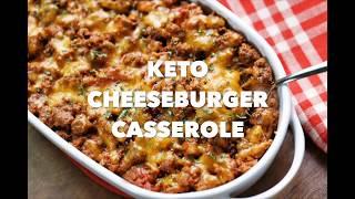 Keto Cheeseburger Casserole