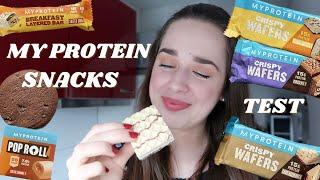 Ich teste MYProtein SNACKS  Ich war definitiv überrascht