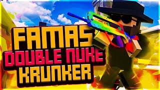 Krunker 66-0 Famas Gameplay (DOUBLE NUKE)