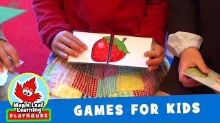 Vegetable Halves Game | Maple Leaf Learning Playhouse