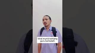 murid nantang gurunya viral