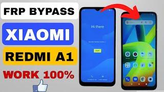 XIAOMI REDMI A1 FRP BYPASS ANDROID 12/13 WORK 100%