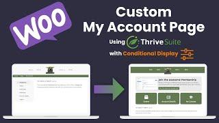 Customize the WooCommerce Account Page with Thrive Suite