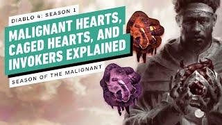 Diablo 4 Season 1: Malignant Hearts, Caged Hearts, and Invokers Explained | Season of the Malignant