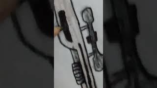 SKS drawing#sks#gun#gundrawing #ffmax#art#drawing