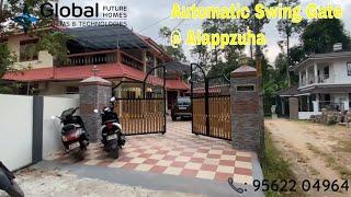 Swing Gate Automation installed at Chengannur, Alappuzha | Gate Automation in Kerala | 9562204964