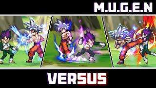 (NEW) Goku MUI VS Vegeta Ultra Ego - Dragon Ball Mugen