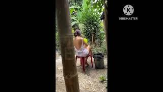 #shorts ️️  youtubeshorts ️ hot village girls bathing  alone  