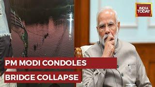 Many Injured As Bridge Collapses In Gujarat's Morbi, PM Modi Takes Stock Of Situation