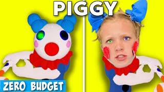 PIGGY WITH ZERO BUDGET! RECREATING PIGGY CHARACTERS with NO PROPS