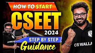 How To Start CSEET 2024 Preparation | CSEET Complete Details  Step by Step