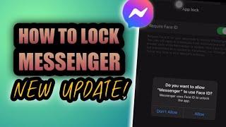 HOW TO LOCK MESSENGER 2024 | MESSENGER NEW UPDATE! APP LOCK #messenger #messengerapplock