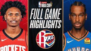 ROCKETS at THUNDER | EMIRATES NBA CUP  | FULL GAME HIGHLIGHTS | December 14, 2024