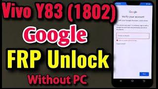 Vivo Y83 frp unlock without pc .vivo 1802 y83 google account bypass without pc