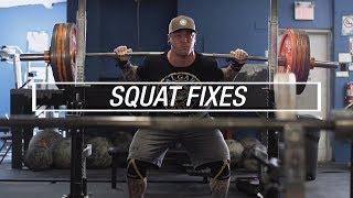 PREVENT TIPPING FORWARD WHILE SQUATTING