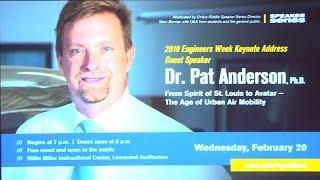 Speaker Series Dr. Pat Anderson Urban Air Mobility | Embry-Riddle Aeronautical University (ERAU)