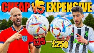 CHEAP VS EXPENSIVE WORLD CUP MATCH BALLS!!