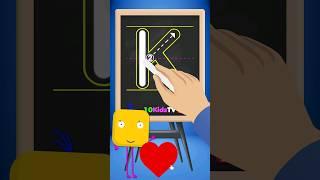 How to Write Letter K for Children - Teaching Writing ABC for Preschool - Alphabet for Kids