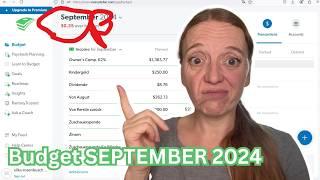 Budgetbesprechung SEPTEMBER 2024 // 1. Monatshälfte 