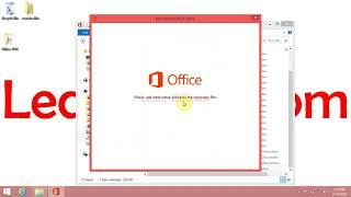 0003 install Office 2016 on Windows 8.1 64bit