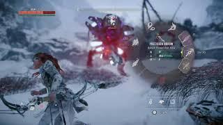 The QUICKEST way to beat the chieftain hunting trials in horizon zero dawn the frozen wilds