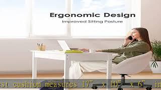 Foot Rest for Under Desk at Work, Ergonomic Memory Foam Foot Stool Cushion for Home Office, Gaming,