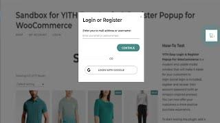 How to add login and registration popup options for woocommerce | Tamil