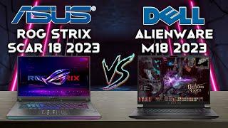 Alienware m18 vs rog strix scar 18 | ultimate 18-inch gaming laptops 2023