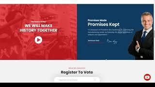 Politik - Political WordPress Theme election campaign Aragaki