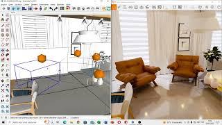 Como transformar blocos do Sketchup Em proxy - ENSCAPE