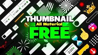 300+ Free THUMBNAILS Design Material ( Direct Download Link me