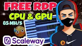 Create New Powerful CPU & GPU RDP | Scaleway Free RDP | God Miner