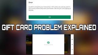 GIFT CARD PROBLEM EXPLAINED WITH SOLUTION