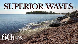  LAKE SUPERIOR WAVES | The Relaxing Sound of Lake Superior Waves | 9 Hours