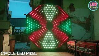 Circle Pixel LED with T1000s Controller and lededit 2014 in 2020 From Egypt Make By mohamed abdallah