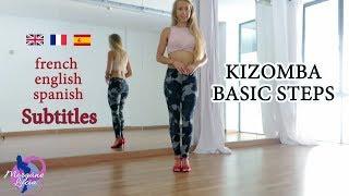 How to do the basic steps in Kizomba LadyStyling | Online Lesson with Morgane Lucia [SUBTITLES]