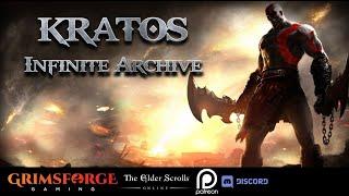 ESO Kratos does Inifinite Archive #pve #elderscrollsonline #godofwar