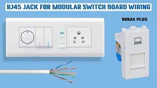 Roma modular switchboard rj45 socket wiring with diagram