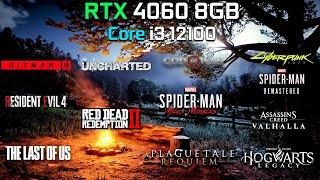 i3 12100 + RTX 4060 | Test In 12 Games at 1080p | 2023