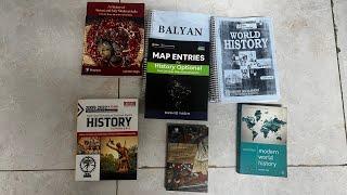 History Optional Booklist/ Self study & How to start ?