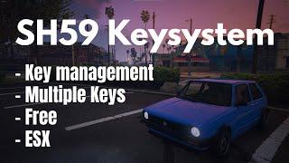 SH59 Keysystem Showcase (Key Management System / FiveM ESX ) [EN & DE Subtitles]