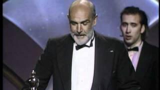 Sean Connery Wins Supporting Actor: 60th Oscars (1988)