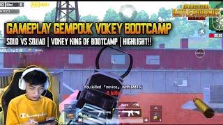 Solo vs Squad | Gameplay Gempouk Vokey Kat Bootcamp | 3 Fingers Vokey Gameplay | HIGHLIGHT | PUBG