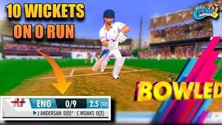  Wcc3 Test Bowling Trick , 0 Run 10 Wickets , Old Working Trick !! ( English subtitles )
