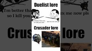 Darkest Dungeon Lore Crusader vs Duelist #darkestdungeon2 #darkestdungeon #thebindingblade #gaming