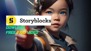 Story blocks Video Footage Free Download//How to download Free paid video  from paid website