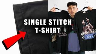 Single Stitch vs Double Stitch | Thrifting Vintage T-shirts