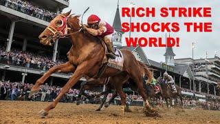 Rich Strike SHOCKS the world!  Montage edit of 2022 Kentucky Derby - Race and Reaction!